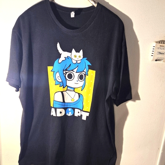 Next Level Apparel Adopt Anime Graphic Tee Shirt XXL - Picture 5 of 7